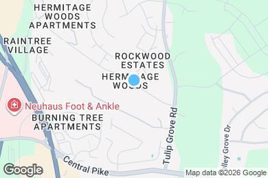 Map image of the property - 445 Rockwood Dr