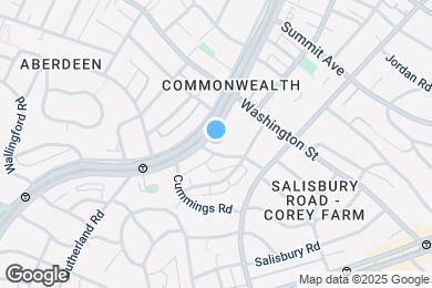 Map image of the property - 1642 Commonwealth Ave