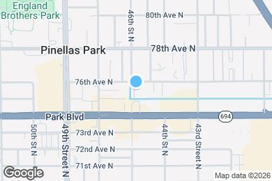 Map image of the property - 4590 76th Ave N