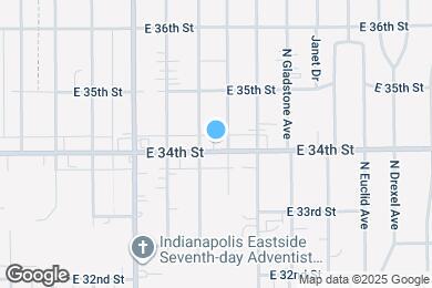 Map image of the property - 4016 E 34th St