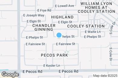Map image of the property - 3461 E Phelps St