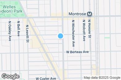 Map image of the property - 4242 N Damen Ave