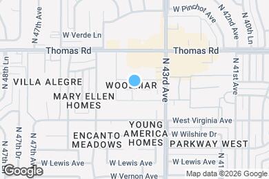 Map image of the property - 2674 N 43rd Ave