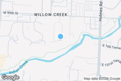 Map image of the property - 319 E 100th Ter