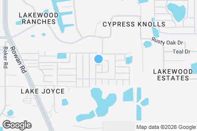 Map image of the property - 6120 Biscaya Ave