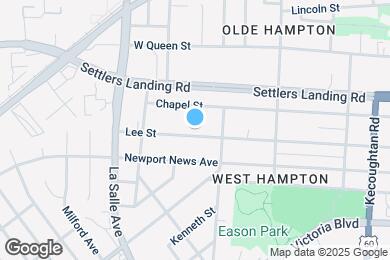 Map image of the property - 612 Lee St