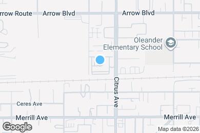 Map image of the property - 8600 Citrus Ave