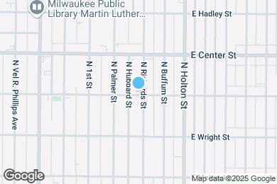Map image of the property - 2603 N Richards St