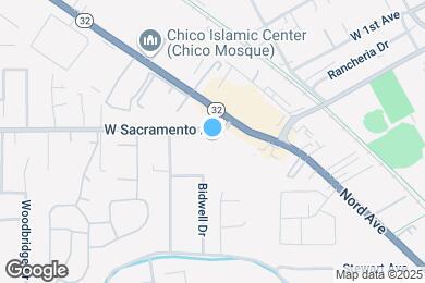 Map image of the property - 1119 West Sacramento Avenue
