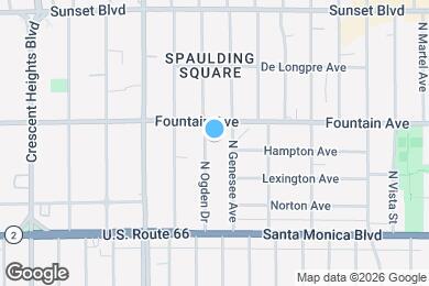 Map image of the property - 1236 N Ogden Dr