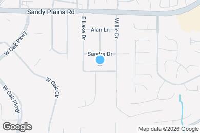 Map image of the property - 1634 E Lake Dr