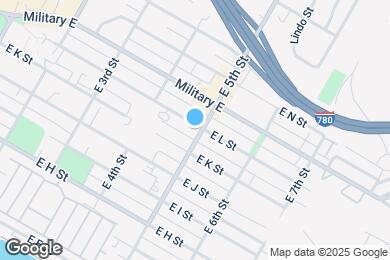 Map image of the property - 490 E L St