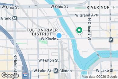 Map image of the property - 541 W Kinzie St