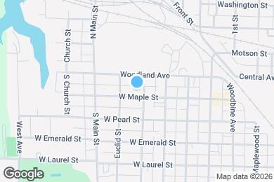 Map image of the property - 308 W Maple St