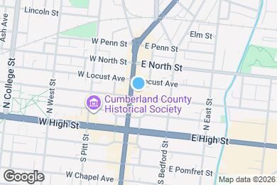 Map image of the property - 105-107 N Hanover St