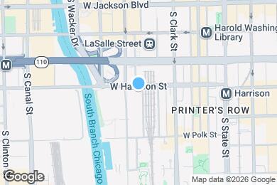 Map image of the property - 161 W Harrison St