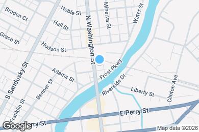 Map image of the property - 3842-42 N Washington St