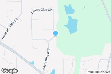 Map image of the property - 29 Cedars Glen Cir