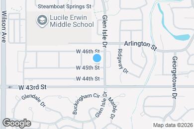 Map image of the property - 2215 W 45th St