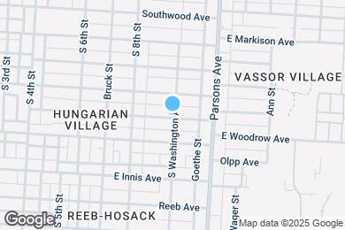 Map image of the property - 352 E Hinman Ave