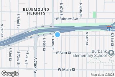 Map image of the property - 6713 W Dixon St