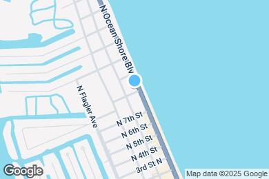 Map image of the property - 801 N Ocean Shore Blvd