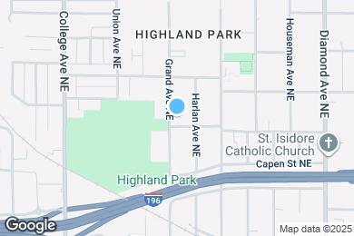 Map image of the property - 706 Grand Ave NE