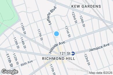 Map image of the property - 85-21 Lefferts Blvd
