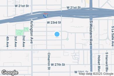 Map image of the property - 2171 W 25th St
