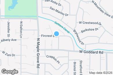 Map image of the property - 8801 Fircrest Dr