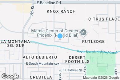 Map image of the property - 922 E Gary Ln