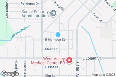 Map image of the property - 1424 Arlington Ave