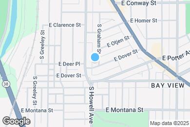 Map image of the property - 428 E Dover St