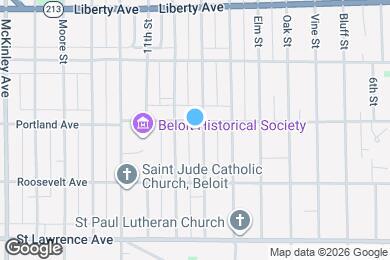 Map image of the property - 858 9th St