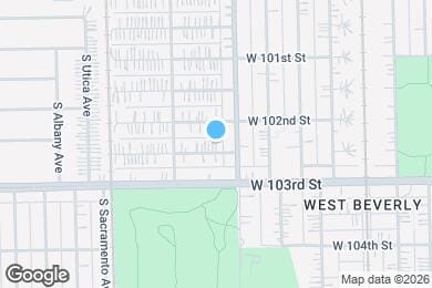 Map image of the property - 2820 W 102nd Pl