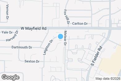 Map image of the property - 1905 Dartmouth Ct