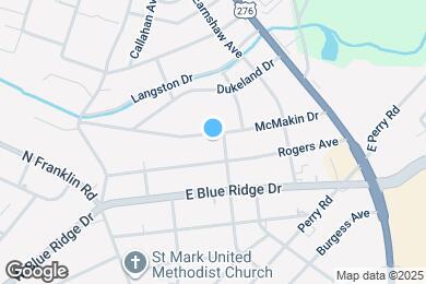 Map image of the property - 203 McMakin Dr