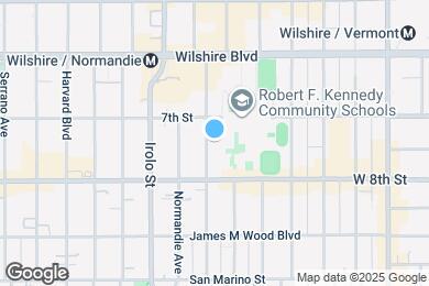 Map image of the property - 724 S Mariposa Ave