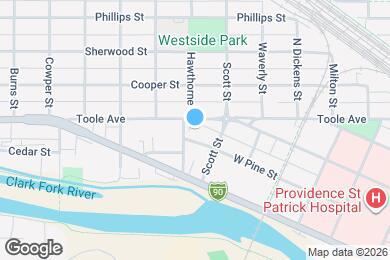 Map image of the property - 1012 W Pine St