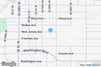 Map image of the property - 1319 New Jersey Ave