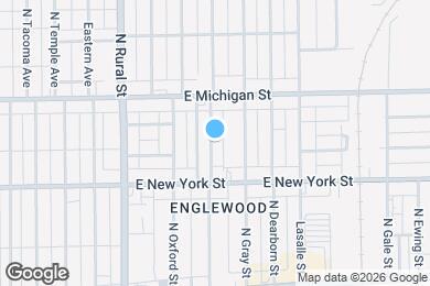 Map image of the property - 409 N Oakland Ave