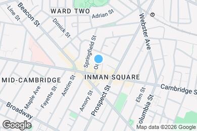 Map image of the property - 11 Oakland St