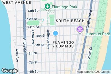 Map image of the property - 990 Meridian Ave