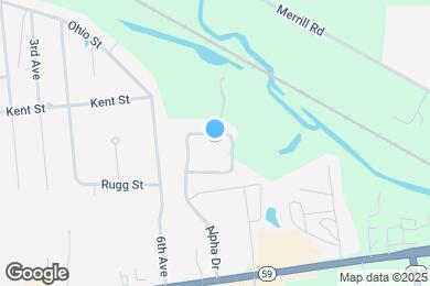 Map image of the property - Kent Village Apartments