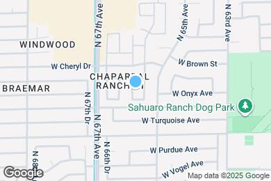 Map image of the property - 10017 N 66th Ave