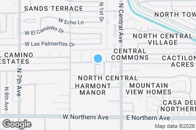 Map image of the property - 8161 N 1st Dr