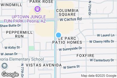 Map image of the property - 11944 N 74th Ln