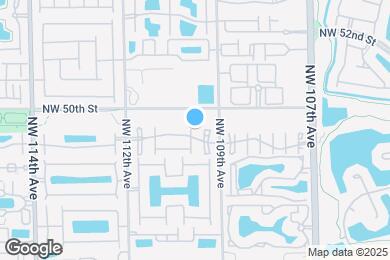 Map image of the property - 4893 NW 109th Path