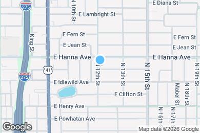 Map image of the property - 1200 E Paris St