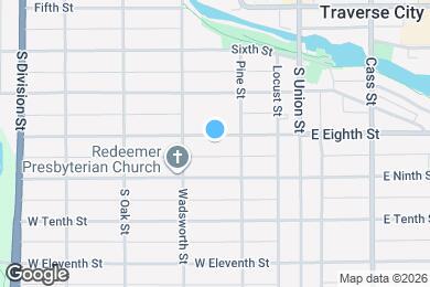 Map image of the property - 321 W Eighth St